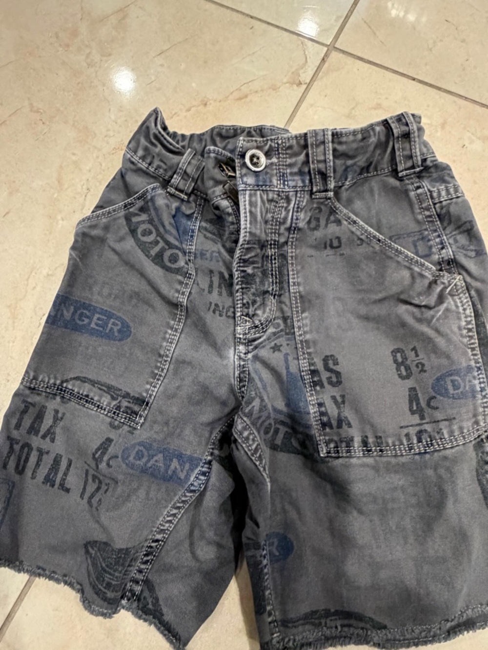GAP Kids Washed Gray Casual Shorts